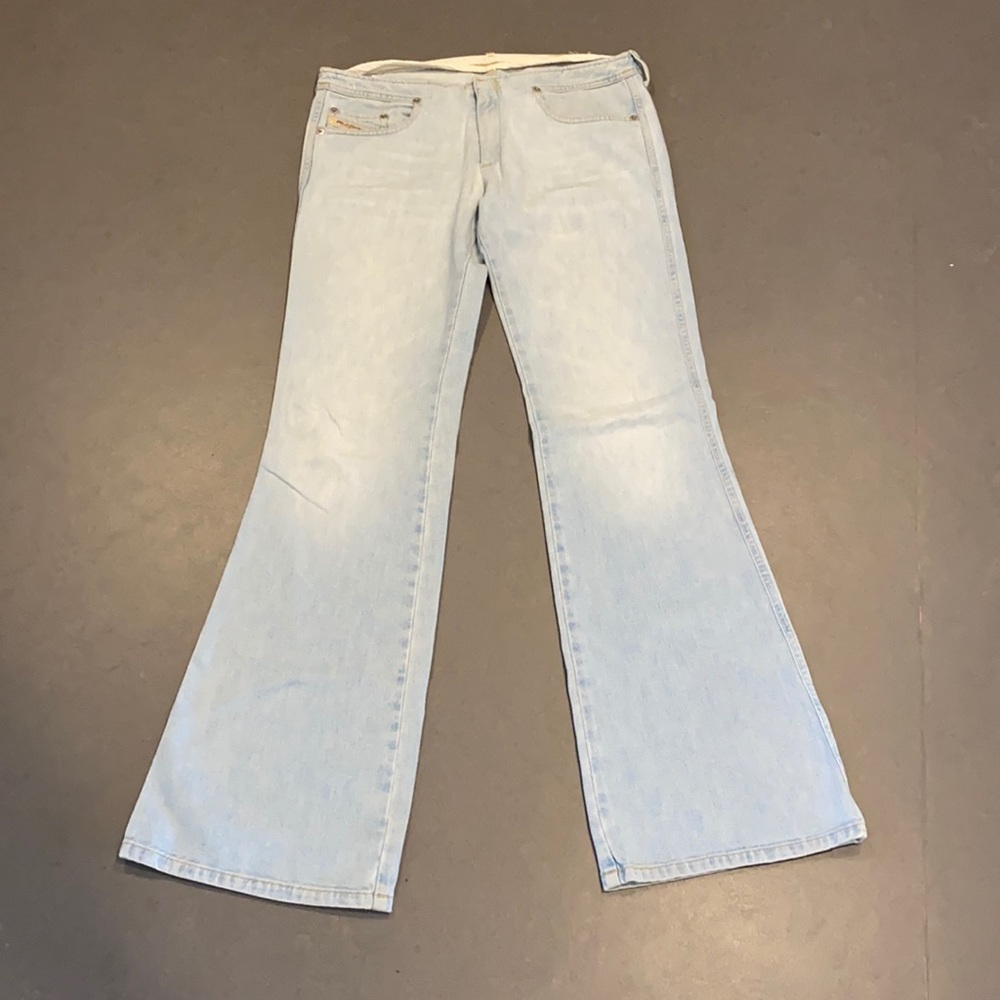 Diesel low waist pale blue jeans size 28